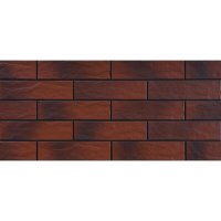 Клинкерная плитка для фасада Cerrad Elewacja Country (32 шт.=0,5 кв.м) бордовая 245х65х6,5 мм