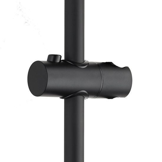 Штанга для душа Corsa Deco AX 700 мм без мыльницы нержавеющая сталь черный (SRAX700SB)