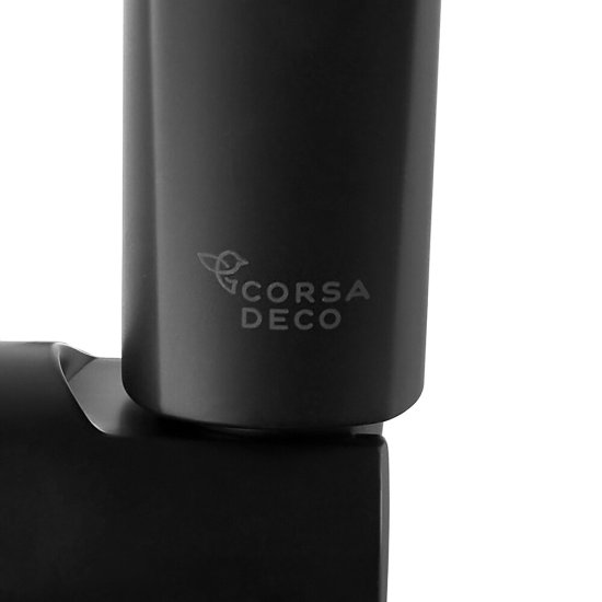 Душевой комплект Corsa Deco CX со шлангом со стойкой черный (SSETCX125SB)