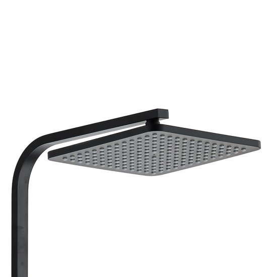 Душевой комплект Corsa Deco TX с верхним душем с лейкой черный (SSTX250QB)