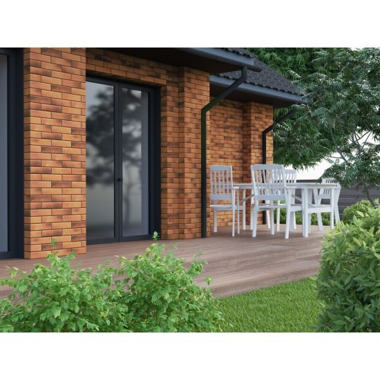 Клинкерная плитка для фасада Cerrad Retro brick (38 шт.= 0,6 кв.м) желто-коричневая 245х65х8 мм