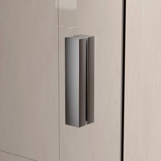 Шторка на ванну раздвижная 100х150х0,4 см профиль хром RGW SC 40 (03114010-11)