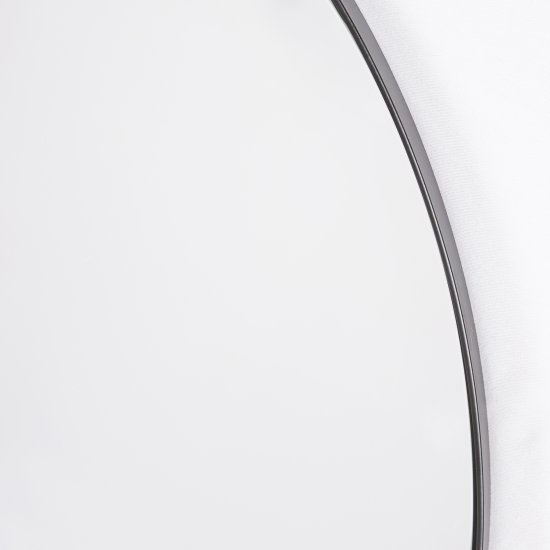 Зеркало декоративное Oblong овал 60x120 см металл цвет черный