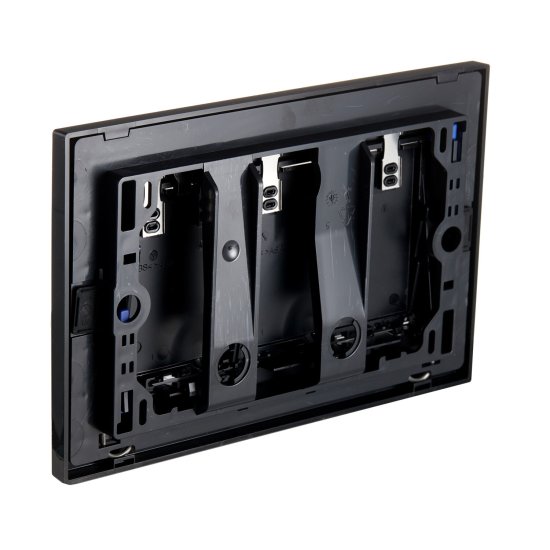 Клавиша смыва для инсталляций Geberit Sigma 30 черная/хром глянцевый (115.883.KM.1)