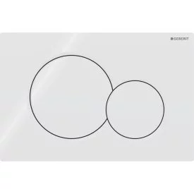 Клавиша смыва для инсталляций Geberit Sigma альпийский белый (115.770.11.5)