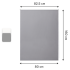 Штора рулонная блэкаут Kreaforta Vorga 80x160 см серая