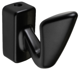 Крючок Г-образный Event 20x46 мм сталь цвет черный