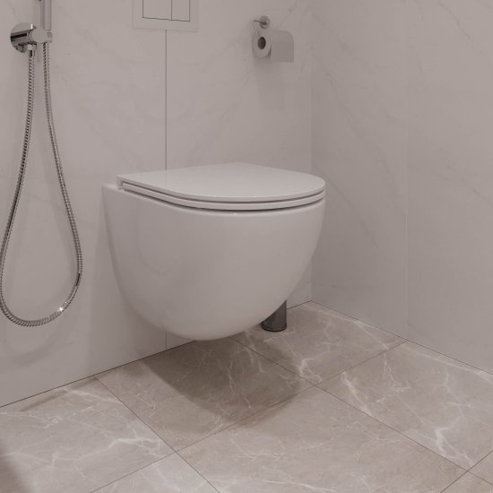 Унитаз подвесной Corsa Deco CX Tornado безободковый с сиденьем дюропласт микролифт (WHCX500ST)