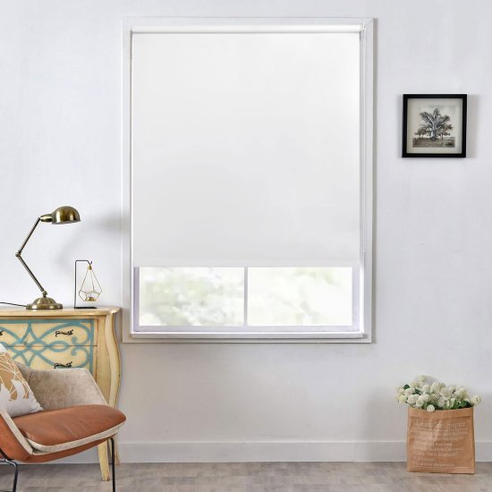 Штора рулонная KREAFORTA Ока 60x160 см цвет белый