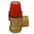 Клапан предохранительный Terma 1/2 ВР(г) х 1/2 ВР(г) 1,5 бар для систем отопления 120 °С KVs 0,5 (88081)