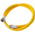 Шланг для газа ПВХ армированный Tuboflex 3/4 НР(ш) х 3/4 ВР(г) 80 см желтый