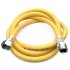 Шланг для газа ПВХ армированный Tuboflex 3/4 НР(ш) х 3/4 ВР(г) 80 см желтый