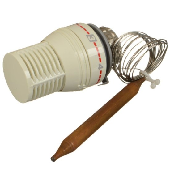 Термоголовка Terma М30х1,5 мм для радиатора с выносным погружным датчиком (89095)