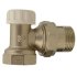 Клапан запорный угловой Terma 3/4 НР(ш) х 3/4 ВР(г) для радиатора (26243)