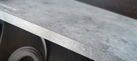 Кромка с клеем для столешницы 19 мм 5 м цвет бетон