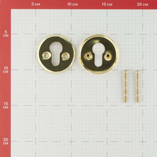 Ключевина 2018 круглая розетка золото