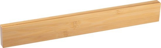 Держатель для ножей магнитный Leonord 38x5x2 см бамбук цвет бежевый