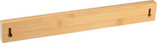 Держатель для ножей магнитный Leonord 38x5x2 см бамбук цвет бежевый