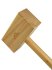 Киянка деревянная Vertextools, 465 г