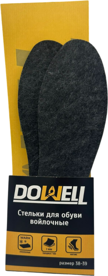Стелька Dowell D82-320 размер 38-39, 1 пара