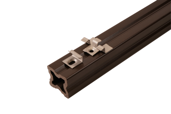 Лага опорная для террасной доски T-Decks 35x40x4000 мм ДПК цвет венге