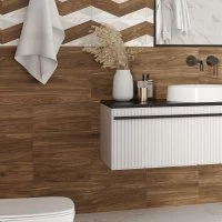 Плитка настенная Kreaforta Mersey Wooden 20x40 см 1.2 м² матовый цвет бежевый