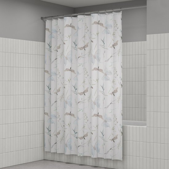 Штора для ванны Iddis 2000х1800 мм полиэстер белая (BP05P18i11)