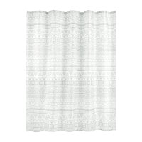 Штора для ванны Moroshka Nomads 1800х1800 мм полиэстер серая/белая (915-301-02)