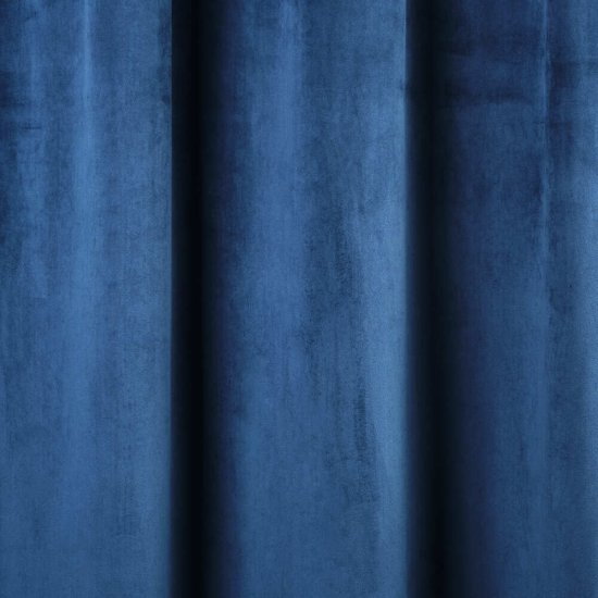 Штора для ванны Moroshka Velvet 2000х1800 мм полиэстер синяя (982-301-02)