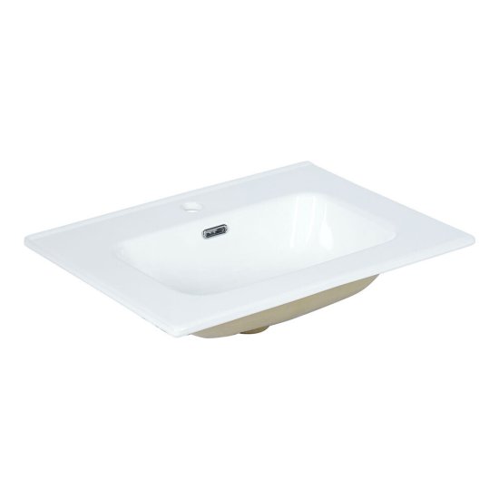 Комплект тумба с раковиной Lavelly Cube 60 см подвесная белая