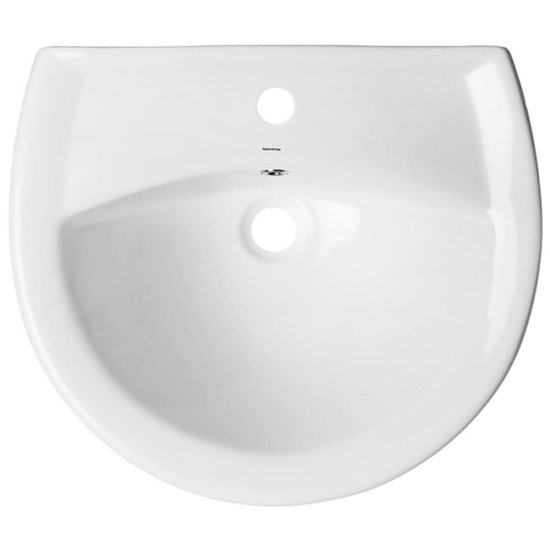 Комплект раковина с пьедесталом Sanita Аттика 55 см белая