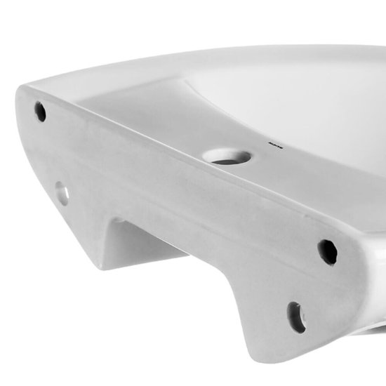 Комплект раковина с пьедесталом Sanita Аттика 55 см белая