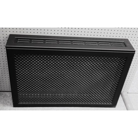 Экран для радиатора De Luxe 1200х600 мм черный