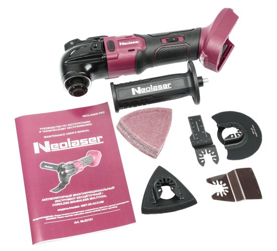 Реноватор аккумуляторный Neolaser NMT-20-ACCUM, 20 В Li-ion без АКБ и ЗУ в комплекте