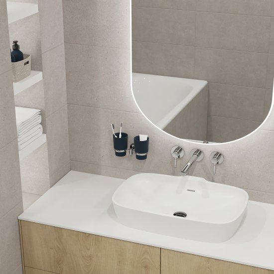 Плитка настенная Нефрит-керамика Armand Pro 60x30 см 1.8 м² матовая цвет темно-серый