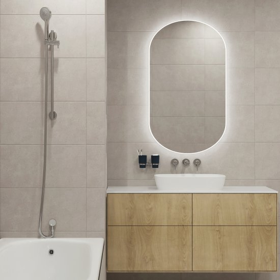 Плитка настенная Нефрит-керамика Armand Pro 60x30 см 1.8 м² матовая цвет темно-серый