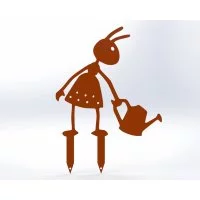 Садовая металлическая фигурка ООО Металекс Модель 6