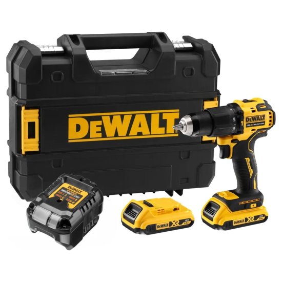 Аккумуляторная ударная дрель шуруповерт Dewalt DCD709D2T