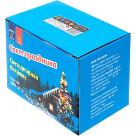 Светодиодный занавес Uniel ULD-C2030-240/TBK MULTI