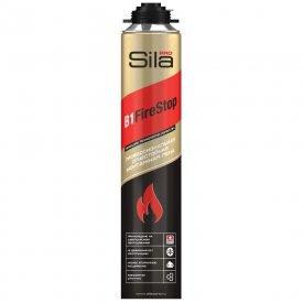 Огнестойкая профессиональная монтажная пена Sila Pro B1 Firestop