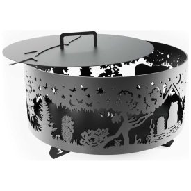 Костровая чаша Flamet Ежик в тумане