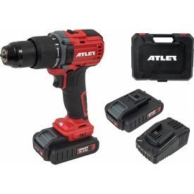Аккумуляторная ударная дрель шуруповерт ATLET CDI218BD5