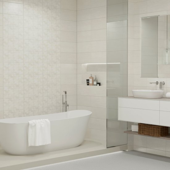 Плитка настенная Kreaforta Mersey Stone 20x40 см 1.2 м² матовый цвет серый