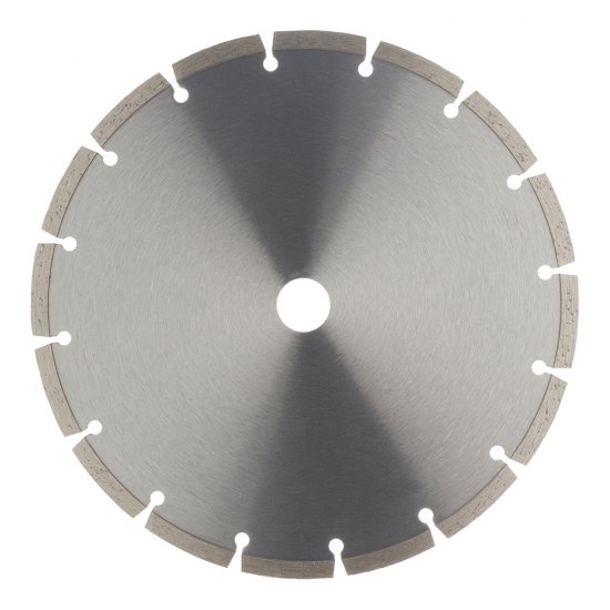 Диск алмазный по бетону КМ 230х22,2х2,6 мм сегментный сухой рез СТМ