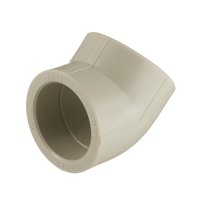 Угол полипропиленовый Valfex 63 мм 45° серый (10107063Г)