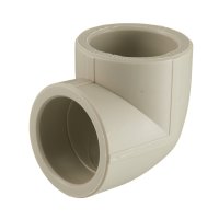 Угол полипропиленовый Valfex 63 мм 90° серый (10108063Г)