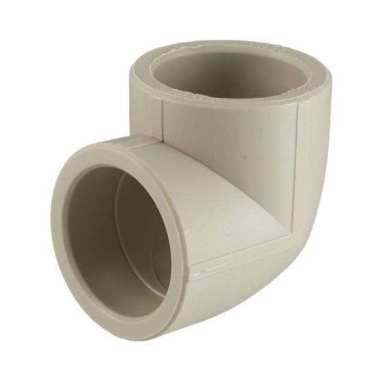 Угол полипропиленовый Valfex 63 мм 90° серый (10108063Г)