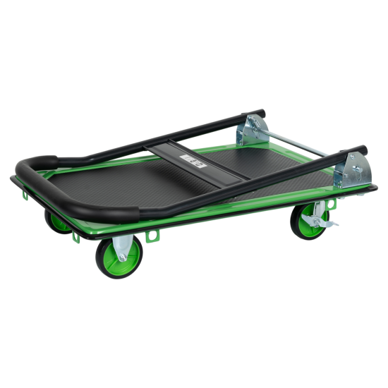 Тележка платформенная с ручкой стальная ТОП500 грузоподъемность 150 кг