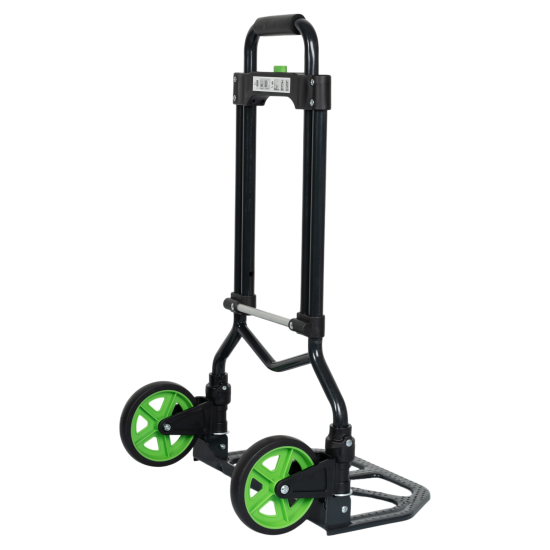 Тележка двухколесная складная ТОП500 телескопическая ручка грузоподъемность 70 кг сталь