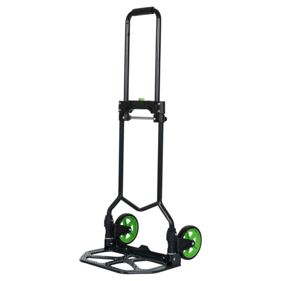Тележка двухколесная складная ТОП500 телескопическая ручка грузоподъемность 70 кг сталь